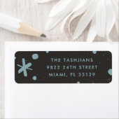 Trendy Modern Handwritten New Year Address Label (Insitu)