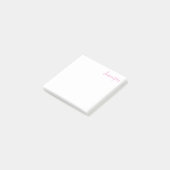 Trendy Modern minimalist Professional Roze Post-it® Notes (Schuin)
