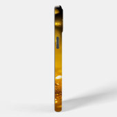 Trendy Modern Monogram Initialen Gele Glitter Case-Mate iPhone Case (Achterkant / Rechts)