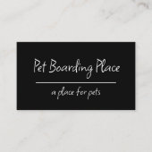 Trendy Modern Pet Boarding Visitekaartjes (Voorkant)