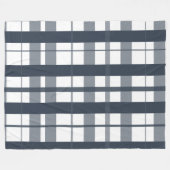 Trendy Modern plaid Fleece Deken (Voorkant (Horizontaal))