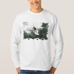 Trendy Modern Pop Art Elegant Surfer Sjabloon T-shirt