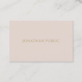 Trendy Modern Professional Simple Sjabloon Luxe Visitekaartje (Voorkant)