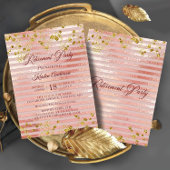 Trendy Modern Retirement Party Invitation Kaart