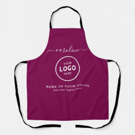  Trendy Modern Salon Logo Apron Schort