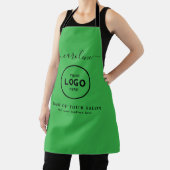 Trendy Modern Salon Logo Apron Schort (Insitu)