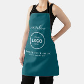 Trendy Modern Salon Logo Apron Schort (Insitu)