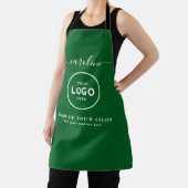 Trendy Modern Salon Logo Apron Schort (Insitu)