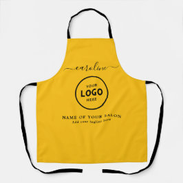  Trendy Modern Salon Logo Apron Schort