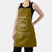Trendy Modern Salon Logo Apron Schort (Insitu)