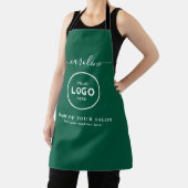 Trendy Modern Salon Logo Apron Schort (Insitu)