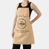 Trendy Modern Salon Logo Apron Schort (Insitu)