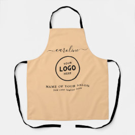  Trendy Modern Salon Logo Apron Schort