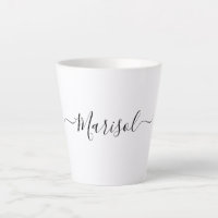 Trendy Modern Script Typografie Naam