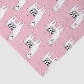 Trendy Modern Sketchy Llamas Tissuepapier (Detail)