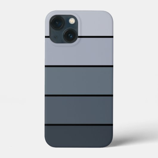 Trendy Modern Space Grey Stripes Case-Mate iPhone Case (Achterkant)