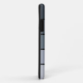 Trendy Modern Space Grey Stripes Case-Mate iPhone Case (Achterkant/rechts)