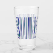 Trendy Modern Stripes Glas (Achterkant)