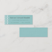 Trendy Modern Verwisselbare Kleur Dot Slimline Kaa Mini Visitekaartje (Voorkant / Achterkant)