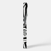 Trendy Modern Zwart Wit Zebra Motief Case-Mate iPhone Case (Achterkant / Rechts)