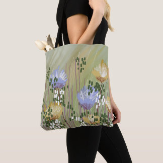 Trendy Moderne Abstracte Bloem Draagtas