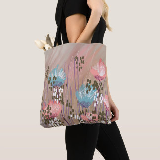 Trendy Moderne Abstracte Bloem Draagtas