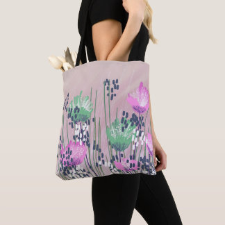 Trendy Moderne Abstracte Bloem Draagtas