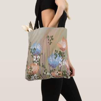 Trendy Moderne Abstracte Bloem Draagtas