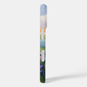 Trendy Moderne Bloemen Zonsondergang Gepersonalise Case-Mate iPhone Case (Achterkant / Rechts)