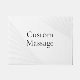 Trendy moderne eenvoudige aangepaste massage deurmat