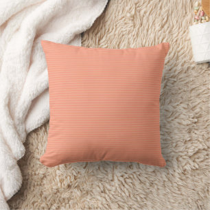 Trendy Moderne Elegante Abrikozen Tones Stripes Kussen