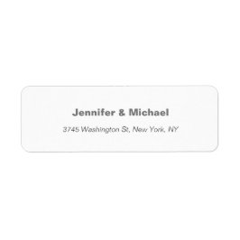 Trendy moderne elegante eenvoudige minimalistische etiket