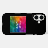 Trendy moderne elegante eenvoudige Sjabloon nauwel Case-Mate iPhone Case (Achterkant (horizontaal))