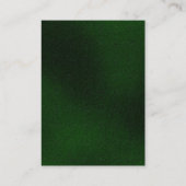 Trendy moderne gewone witte monogram visitekaartje (Achterkant)