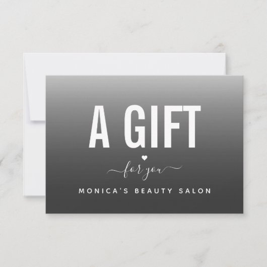 Trendy & Moderne Grijze Ombre Gradiënt Schoonheids