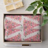 Trendy moderne heldere kleur feestelijke kerstboom tissuepapier (Geschenk)