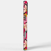 Trendy moderne kleurrijke bloemenpatroon Case-Mate iPhone case (Achterkant / Rechts)