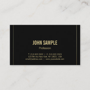 Trendy moderne minimalistische professionele pure visitekaartje