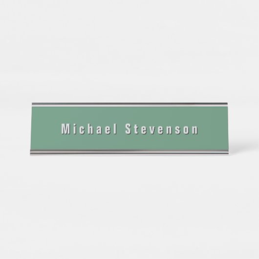 Trendy moderne professional bureau naambordje (Voorkant)
