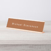 Trendy moderne professional bureau naambordje (Voorkant)