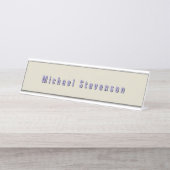 Trendy moderne professional bureau naambordje (Voorkant)