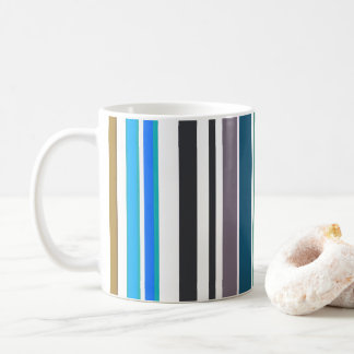 Trendy Moderne Strepen Koffiemok