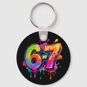 Trendy Moderne Tiener IYKYK 6-7 67 Sleutelhanger