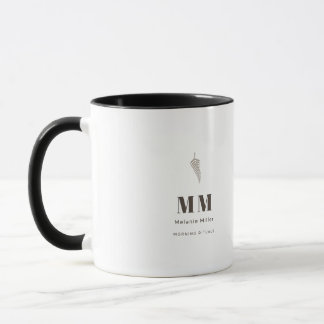 Trendy Mojave-duin Aardetone Botanische Varens Mok