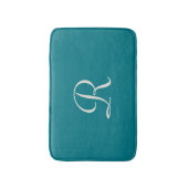 Trendy Monogram Badmat met Pluche van Biscay Bay B (Voorkant Verticaal)