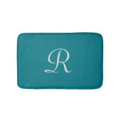 Trendy Monogram Badmat met Pluche van Biscay Bay B (Voorkant)