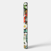Trendy Monogram Floral Damask Case-Mate iPhone Case (Achterkant / Links)