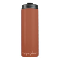 Trendy monogram | Gebrand Sinaasappel + Blush Scri