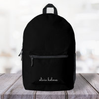 Trendy Monogram | Moderne naam voor zwart script