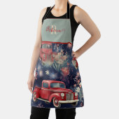 Trendy Monogram  rode truck Schort (Insitu)